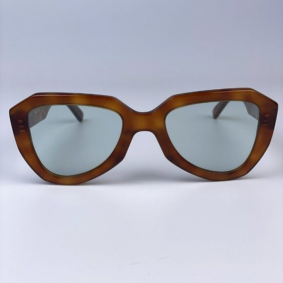 NEW CELINE CL40046U 53N Tortoise Green Women Butterfly Mirrored Sunglasses - Picture 3 of 9